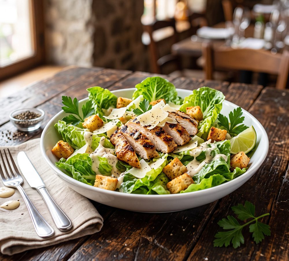 Ensalada César con pollo